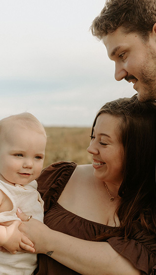 Board Member Emily Fenner and family