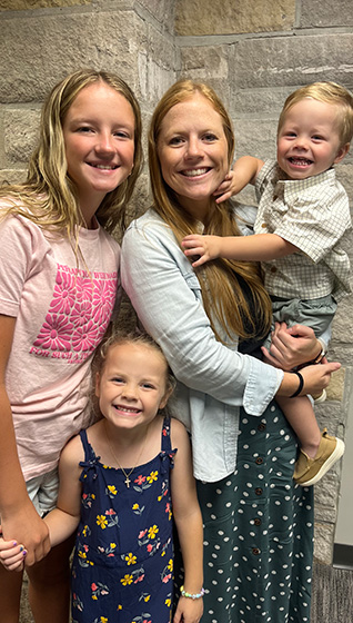 Board Member Katie Ditzler and family